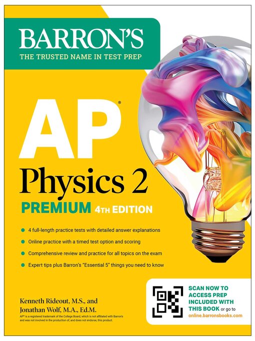 Title details for AP Physics 2 Premium by Kenneth Rideout - Available